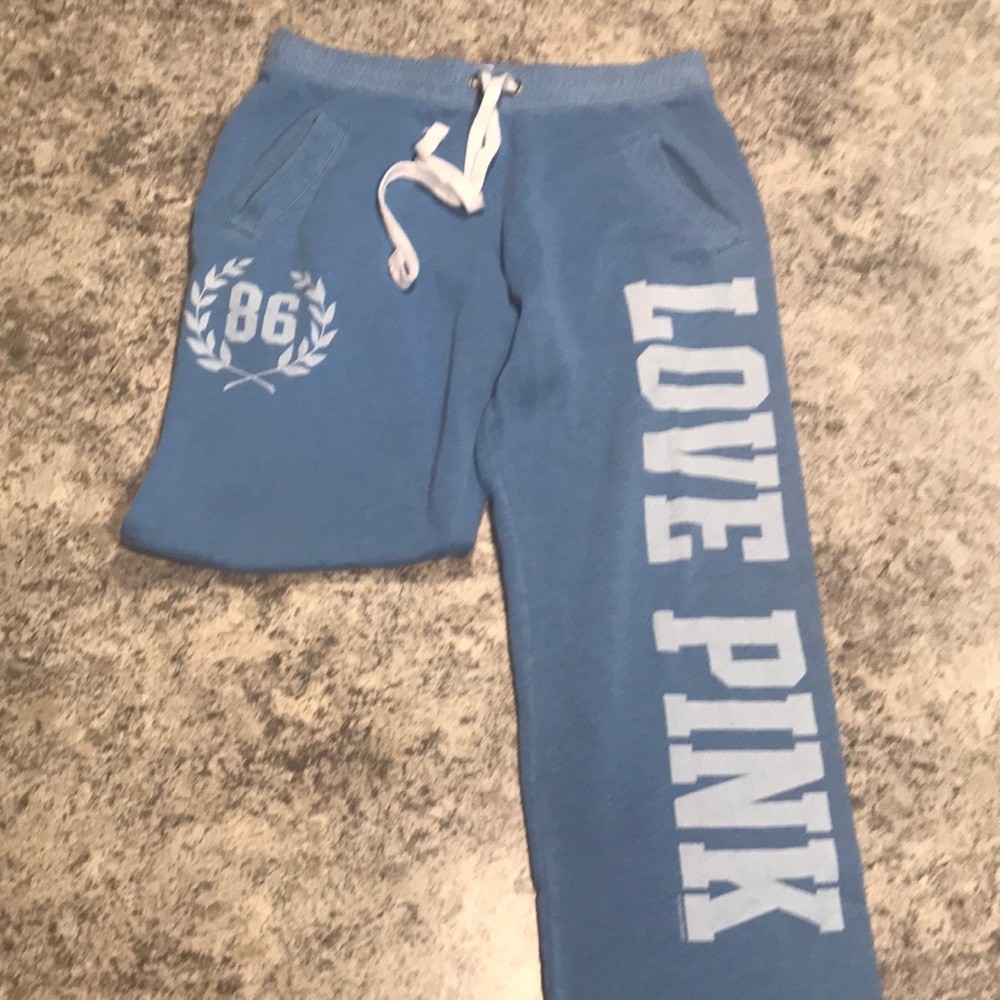 Pink sweat pants